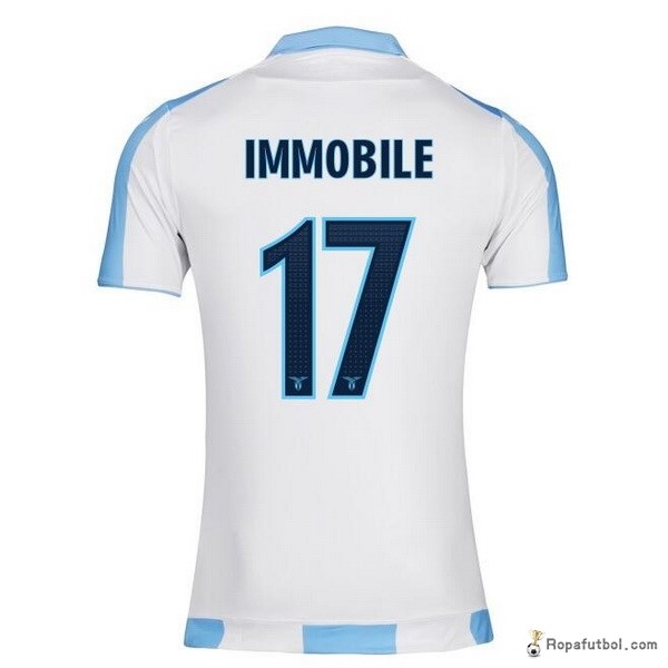 Camiseta Lazio Replica Segunda Ropa Immobile 2017/18